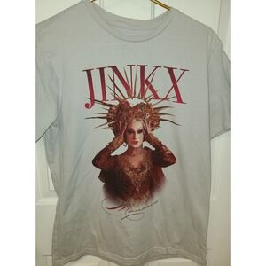 Queen Jinkx Monsoon Grey Drag Queen  T-shirt, SZ Med  - Shantay You Stay!!!
